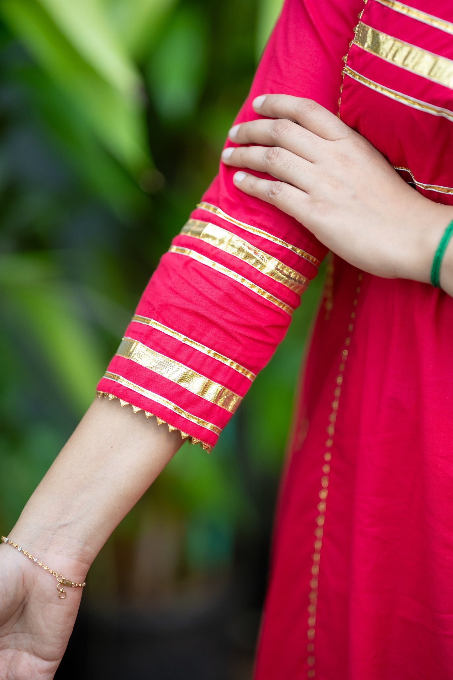 Tamarai A-Line Cotton Suit Set