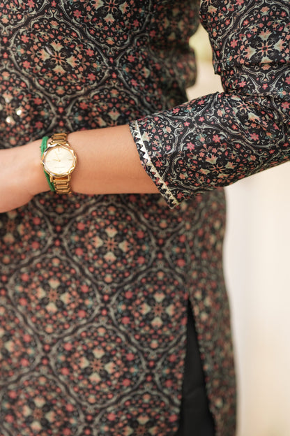 Ada Chanderi Printed Suit Set