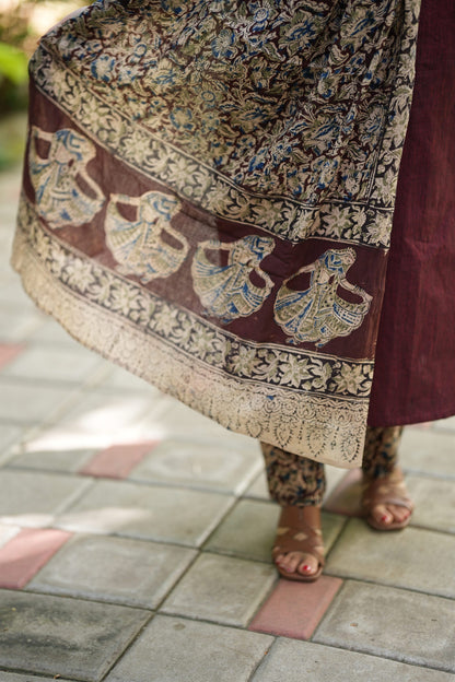 Maahi Kalamkari Cotton Suit Set