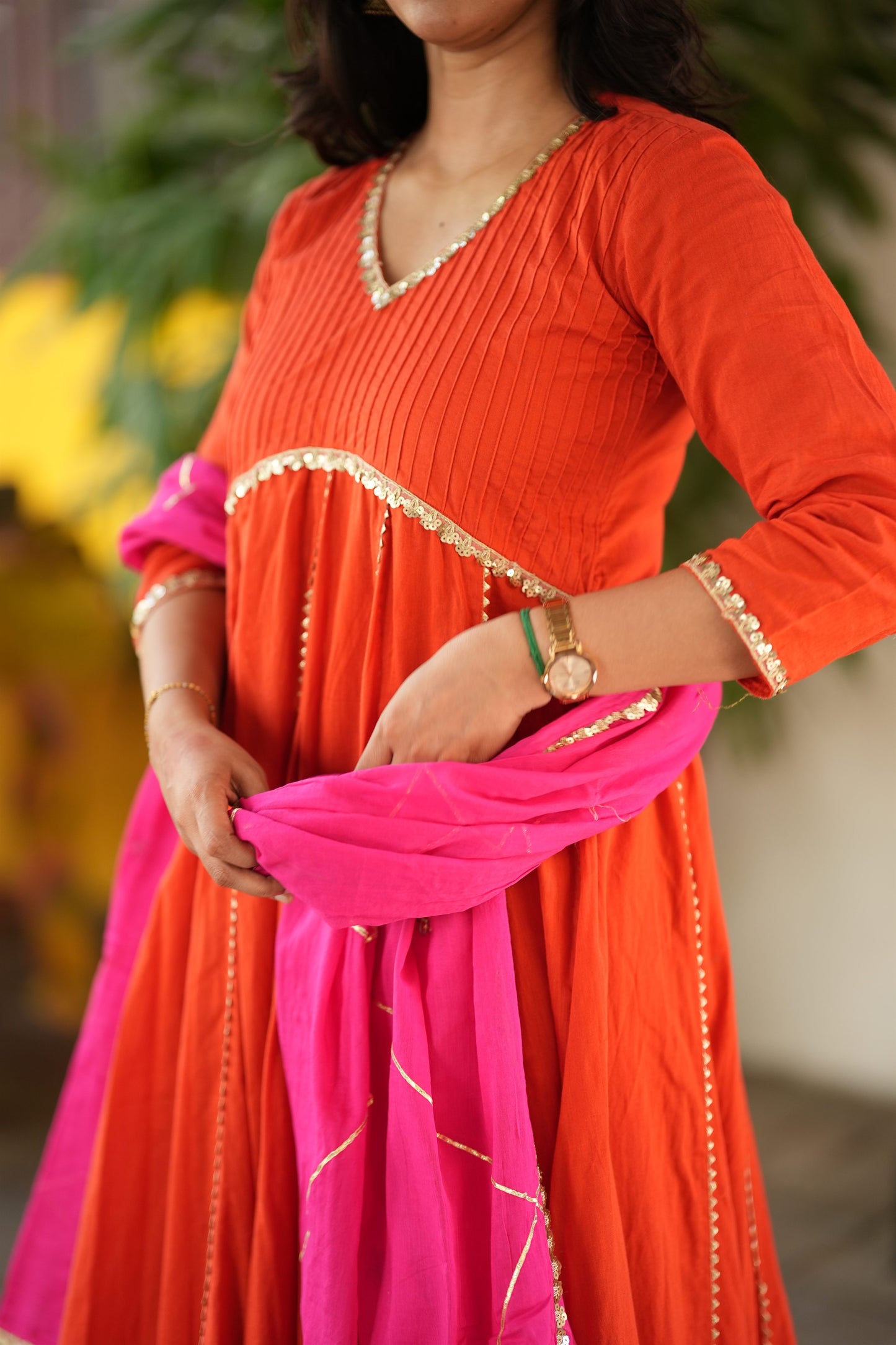 Sugandha A-Line Cotton Suit Set