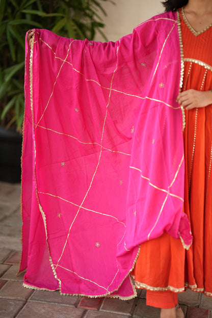 Sugandha A-Line Cotton Suit Set