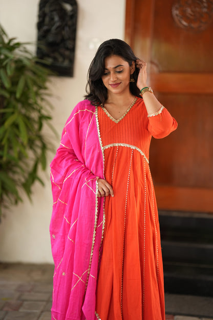 Sugandha A-Line Cotton Suit Set