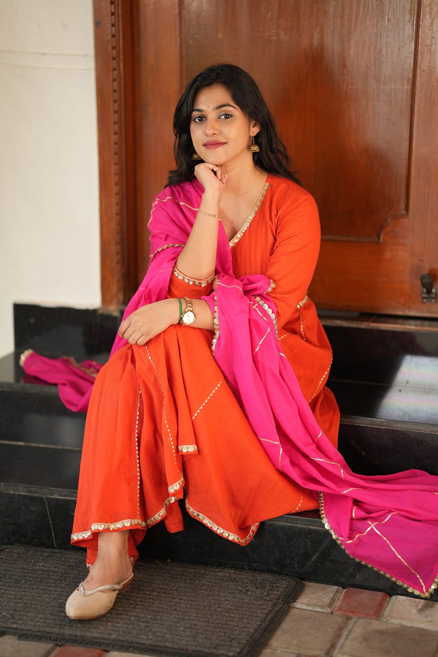 Sugandha A-Line Cotton Suit Set